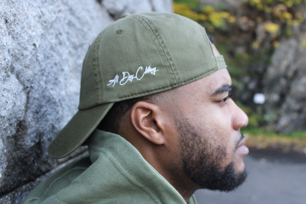 Olive Green 2.0 Dad hat – All Day Clothing